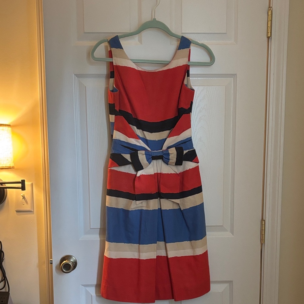 Kate Spade Colorful Striped Sleeveless Dress